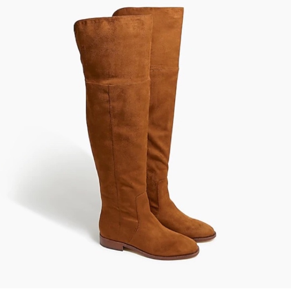 J.Crew Microsuede Over-the-Knee-Boot Tall Boots Women's Size 8.5 Great Condition